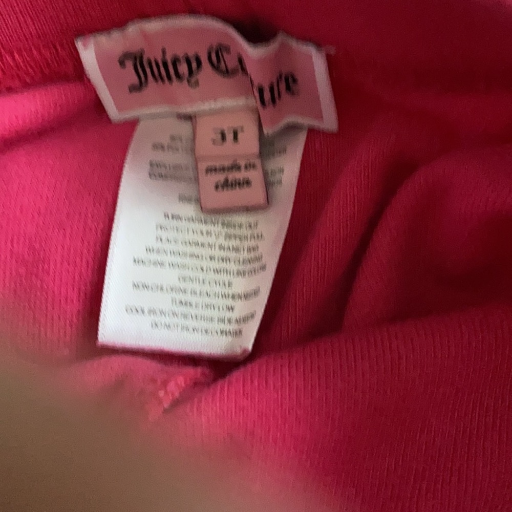 Juicy Couture track pant 3T - Picture 3 of 3